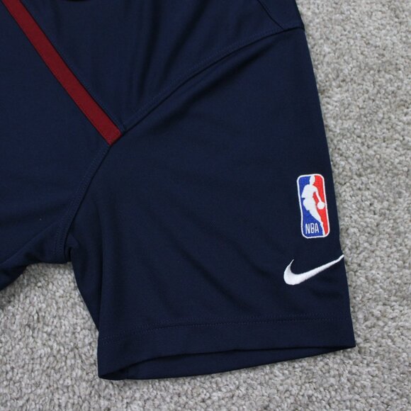 Nike Cleveland Cavaliers Polo Shirt Mens Medium Blue Dri-Fit NBA S/S Pullover - Picture 7 of 14